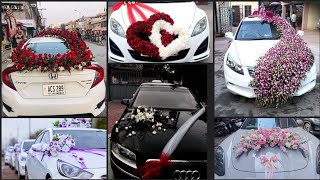 Car Decoration Ideas For Wedding ceremony according to 2024//latest Simple and heavy car Decoration