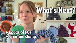 Stuffed Animals, Entering A Creative Slump & WIP Update - What's Next? // Knitting Podcast 054