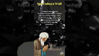 Nur cahaya wali /kata bijak Syeikh Ibnu Athailah #shorts #kitabhikamibnuathaillah