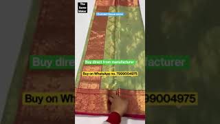 chanderi tissue saree || chanderi saree || saree code AB 105 #chanderisaree #saree #shorts