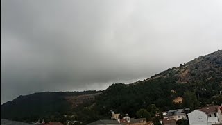 Se hace de noche y tormenta eléctrica de final de verano en la Sierra de Madrid 19 Septiembre 2024