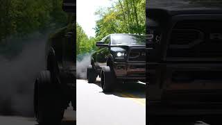 Rollin coal for days 💨 #firstshort #shorts #cummins #truck #ram #viral