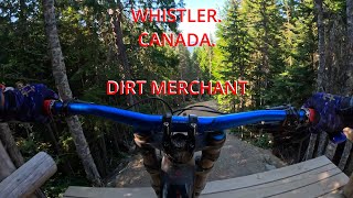 Whistler 2024 - Dirt Merchant - working through the features