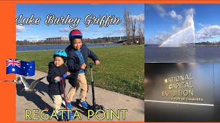 STROLL AT LAKE BURLEY GRIFFIN + NATIONAL CAPITAL EXHIBITION REGATTA POINT