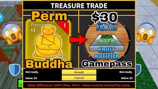 What people trade for Permanent Buddha in Blox Fruits!?🤔 Trading Perm Buddha!! 😱 (W or L?)