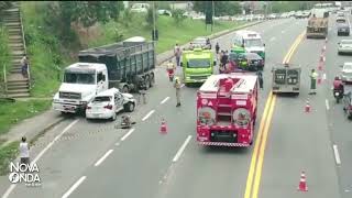 Casal de idosos de São Gabriel da Palha morre em grave acidente na Serra