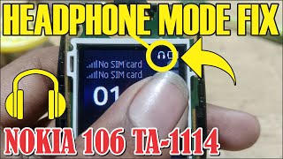 Nokia 106 Headphone mode solution 100% fix by repairing tech lab