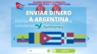 Enviar dinero a Argentina con Fonmoney