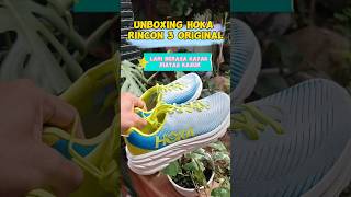 unboxing HOKA Rincon 3 Original #running #runningshoes #shorts