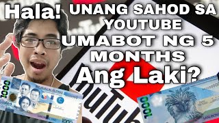 Hala GRABE! Unang Sahod! Magkano ang SAHOD ko sa YOUTUBE in 5 MONTHS?| jAyop Vlog Tour