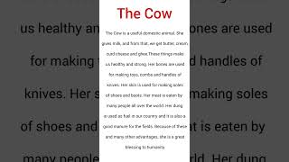 10 lines essay on Cow in English  #youtubeshorts #shorts