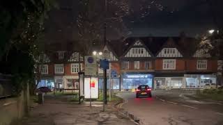 A Quiet Night in Weybridge UK