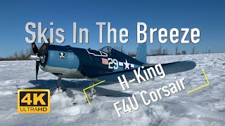 H-King F4U Corsair 750mm - Skis In The Breeze