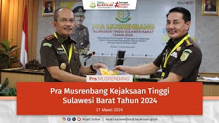 KEJATI SULBAR - Pra Musrenbang Kejati Sulbar Tahun 2024