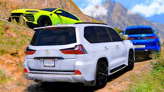 РЕАЛЬНАЯ ЖИЗНЬ В GTA 5 - ПРОВЕРКА LEXUS LX570, BMW X6M И LAMBORGHINI URUS НА ПРОХОДИМОСТЬ! 🌊ВОТЕР