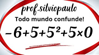 -6+5+5²+5×0 = ❓