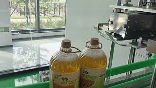 Edible oil automatic bottle filling  line