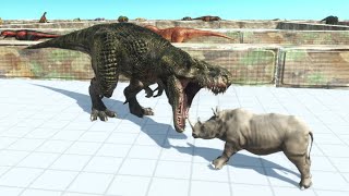 Death Run Dinosaur Super T-Rex - Epic Dinosaur Battle - Animal Revolt Battle Simulator