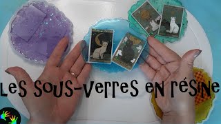 Comment Faire Les Sous-Verres Tarot en Résine/Une idée de Bricolage Facile en Résine