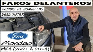 COMO CAMBIAR LUCES DELANTERAS FORD MONDEO MK4 ( 2007-2014) FACIL Y RAPIDO DESMONTANDO EL FARO.