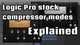 Logic Pro Compressor modes - part 2