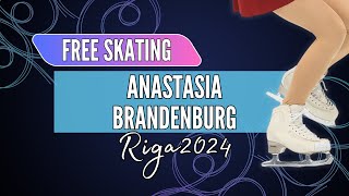 Anastasia BRANDENBURG (SUI) | Junior Women Free Skating | Riga 2024