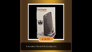 X-doria Iphone 7 Plus And 8 Plus Case Defense Lux Military Grade Drop Tested Anodized Aluminium Case