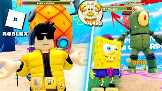 ROBLOX, CONSEGUI MAIS PETS PODEROSOS EM NOVOS MUNDOS NO SIMULADOR DE BOB ESPONJA, SpongeBob Simulato