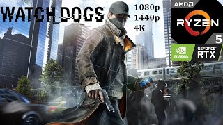 Watch Dogs Benchmark (1080p,1440p and 4K) RTX 3050 8gb, AMD Ryzen5 5500