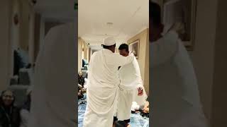 Cara memakai kain ihram part 2 #shorts #umroh