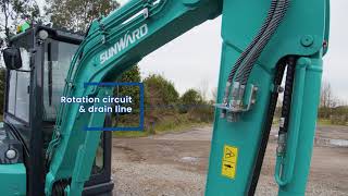 SUNWARD SWE25 UF MINI EXCAVATOR WALK AROUND