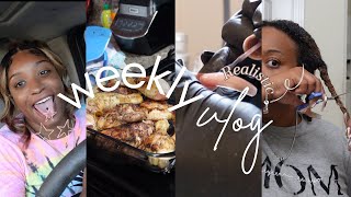 Vlog | Realistic Week, WFH Nurse, Nails, Natural Hair Cut, Wig Install w/ Luvme Hair, Cook with Me