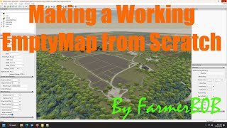 How to make a Working FS22 Blank Map or Empty Map From Scratch!