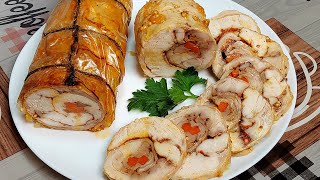 ВЫ ЗАБУДЕТЕ О КОЛБАСЕ!!! КУРИНЫЙ РУЛЕТ ИЗ ЦЕЛОЙ КУРИЦЫ!!!🍗🍗