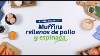 Aprende a hacer muffins de pollo y espinaca en casa