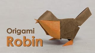 Origami Bird Tutorial: Robin (David Brill)