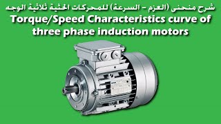 شرح منحنى العزم-السرعة للمحركات الحثية ثلاثية الوجه | Torque Speed Characteristics of three phase IM