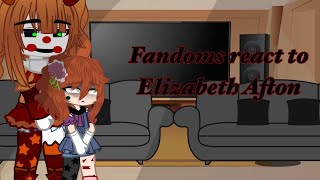 [Fandoms react to each other]~part 1/7~ Elizabeth Afton||first video!||