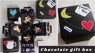 3 Layer Chocolate box with a small box inside it #explosionboxgift #explosionbox #giftbox