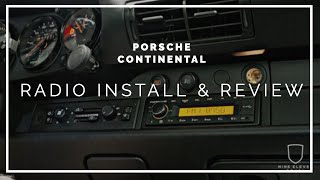 Porsche 993 Radio Install & Review | Continental TR7412UB-OR  [Period Correct Radio Upgrade]