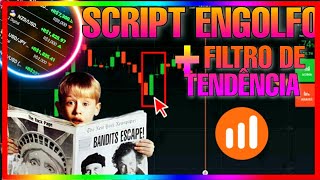 SCRIPT ENGULFING + FILTRO DE TENDÊNCIA // ATR+ARRON OSCILLATOR+ SMA// IQ OPTION SCRIPT