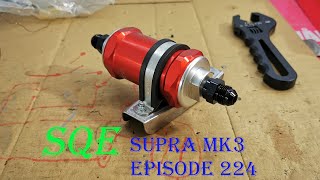 SqE - Supra mk3 - Episode 224 - Pressure testing the fuel lines!