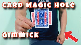 Card Magic Hole Gimmick Tutorial