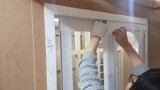 how to wrap a window frame with self adhesive PVC decorative vinyl 4