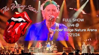 The Rolling Stones Live @ Thunder Ridge Nature Arena. 7/21/24. Ridgedale, MO. Full Show.