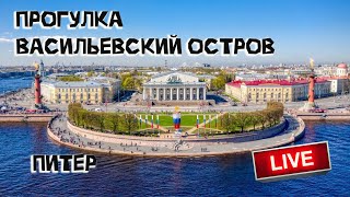 Васильевский остров.Питер, прогулка (прямой эфир)