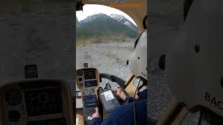 Helicopter lake takeoff