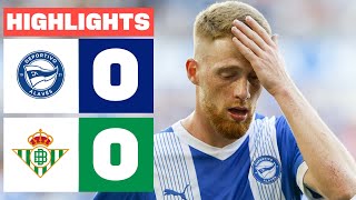 DEPORTIVO ALAVÉS 0 - 0 REAL BETIS | RESUMEN LALIGA EA SPORTS