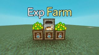 Hướng dẫn làm máy farm kinh nghiệm trong Minecraft BE