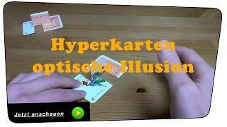 Hyperkarte. Coole optische Illusion/Trick mit einem Stück Papier. |Tutorial